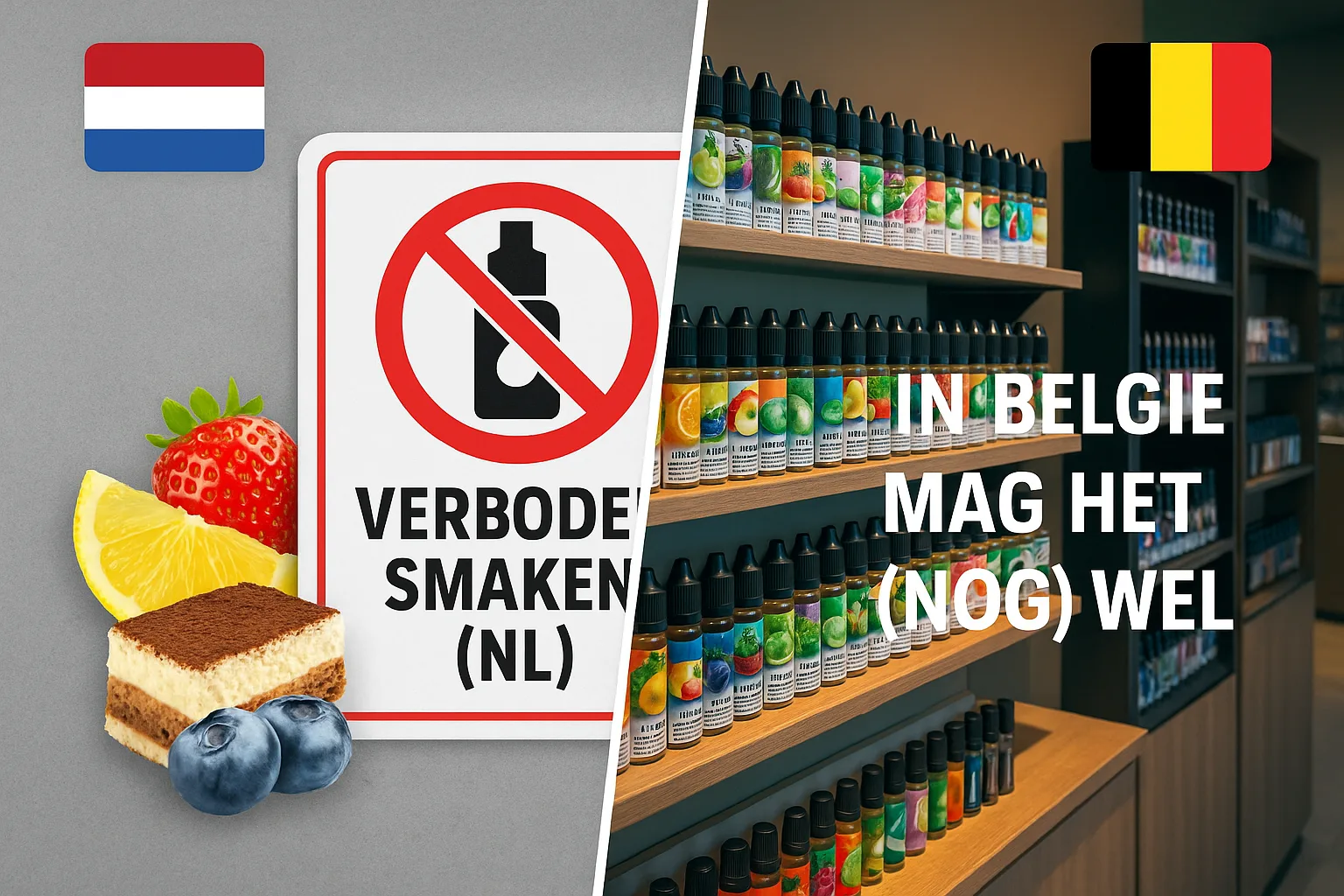 🇳🇱🇧🇪 Smaakverbod e-sigaretten blijft in Nederland: wat betekent dit voor dampers in Nederland én België?